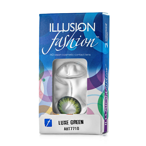 ILLUSION Цветные контактные линзы  fashion LUXE green