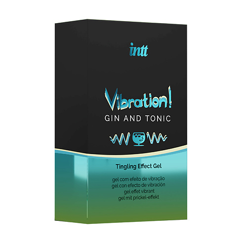 INTT Увлажняющий гель для тела Vibration Gel с ароматом Джин Тоник 15