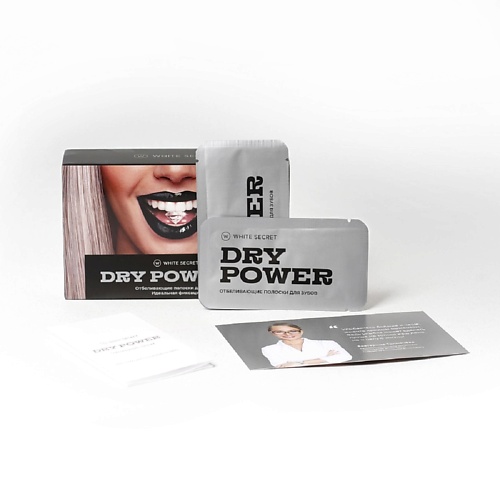 WHITE SECRET Полоски для домашнего отбеливания зубов "Dry Power 14" 1