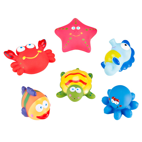 ROXY KIDS Набор игрушек для ванной "Морские обитатели"