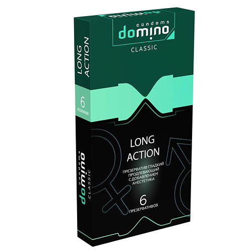 DOMINO CONDOMS Презервативы DOMINO CLASSIC Long action 6