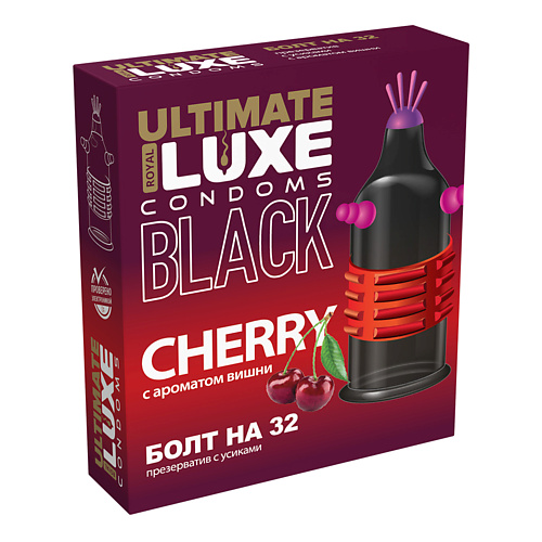 LUXE CONDOMS Презервативы Luxe BLACK ULTIMATE Болт на 32 1