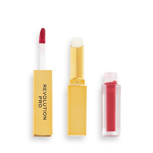 REVOLUTION PRO Жидкая помада и бальзам для губ 2 в 1 2 В 1 SUPREME STAY 24H LIP DUO