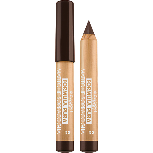 DEBORAH MILANO Карандаш для бровей с фиброй Formula Pura Chubby Eyebrow Pencil