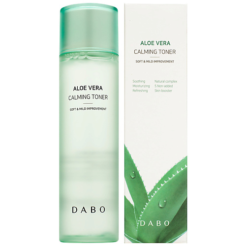 DABO Тонер для лица успокаивающий с экстрактом алоэ Aloe Vera Calming Toner