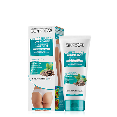 DEBORAH DERMOLAB Крем для тела антицеллюлитный охлаждающий Anti-Cellulite Toning Action Cold Gel