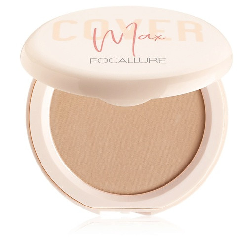 FOCALLURE Пудра для лица Covermax Two way cake Pressed Powder