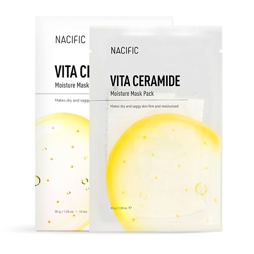 NACIFIC Маска тканевая увлажняющая с витамином С Vita Ceramide Moisture Mask Pack