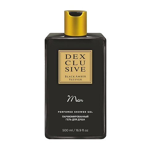 DEXCLUSIVE Гель для душа Men Black Amber Vetiver Perfumed Shower Gel