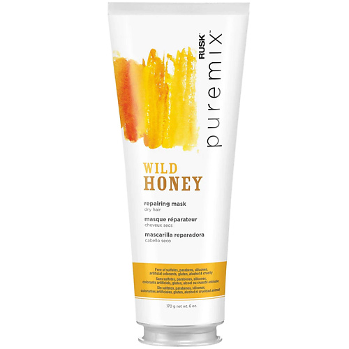 RUSK Восстанавливающая маска с диким медом для сухих волос Puremix Wild Honey Repairing Mask - Dry Hair