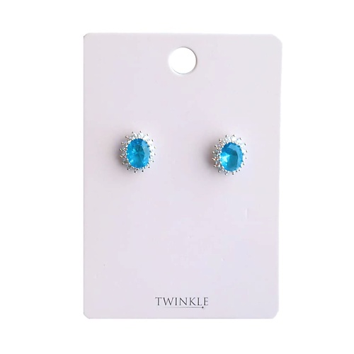 TWINKLE Серьги Blue Stone