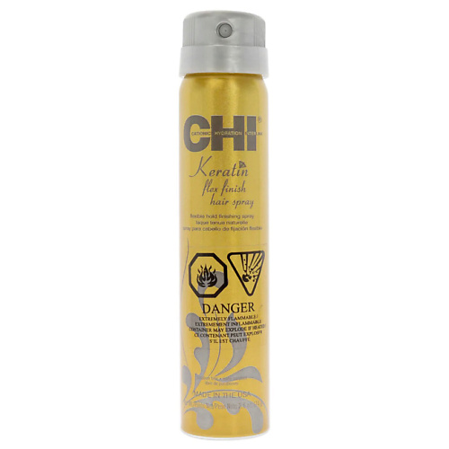 CHI Лак для волос средней фиксации с кератином Keratin Flex Finish Hairspray