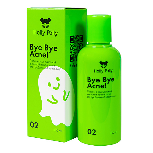 HOLLY POLLY Лосьон с салициловой кислотой Bye Bye Acne! против акне для проблемной кожи лица