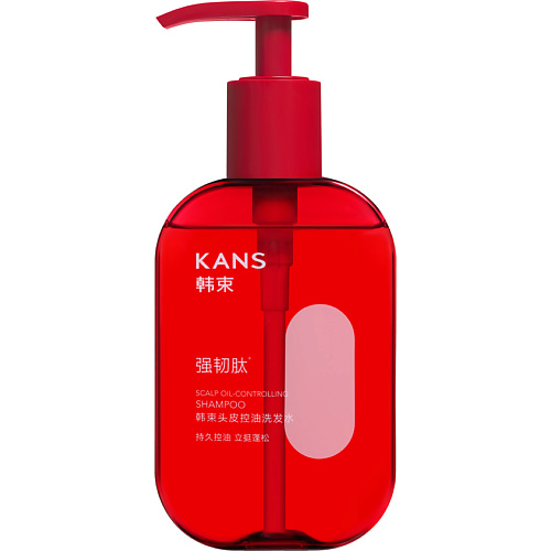 KANS Шампунь для жирной кожи головы и волос с anti-age пептидами Scalp Oil-Controlling Shampoo