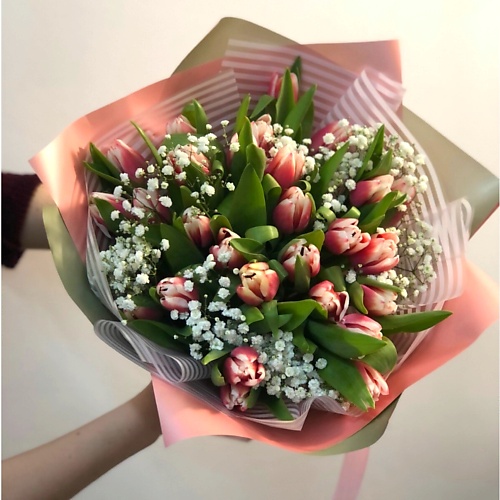 VORNIKOV BOUQUETS Букет из тюльпанов Счастье в моменте