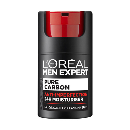 L'ORÉAL PARIS Увлажняющий уход для лица Men Expert Pure Carbon 24h Moisturizer