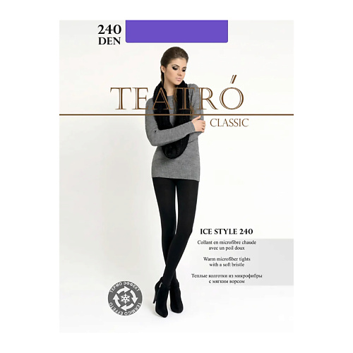 TEATRO Женские колготки Ice Style Color Violetultra 240 den