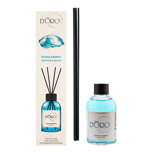 GAMMA D'ORO Диффузор ароматизатор для дома парфюм аромадиффузор "Энергия океана" 100.0