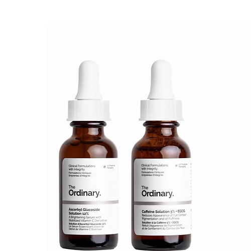 THE ORDINARY Набор сывороток для лица и глаз Dull Tired Duo