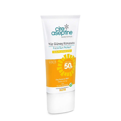 CIRE ASEPTINE Солнцезащитный лосьон для лица 50 SPF для сухой/нормальной кожи Sun Face Protect 50.0