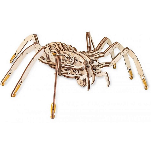 EWA ECO-WOOD-ART Деревянный конструктор 3D SPIDER (Паук) 1.0