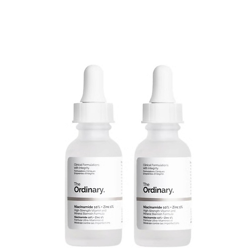 THE ORDINARY Балансирующие сыворотки Niacinamide 10% + Zinc 1% против несовершенств 1.0