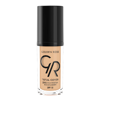 GOLDEN ROSE Крем тональный TOTAL COVER 2in1 Foundation