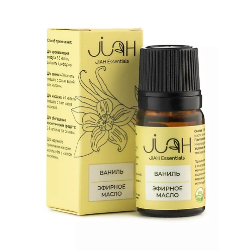 JIAH Эфирное масло ваниль (Vanilla Essential Oil) 10.0