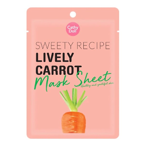 CATHY DOLL Антиоксидантная тканевая маска с экстрактом моркови 25.0