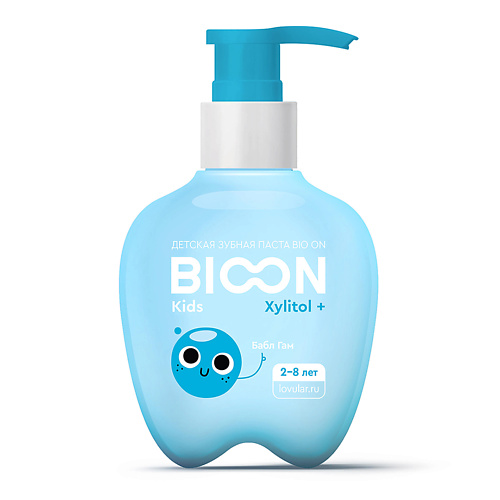 LOVULAR Детская зубная паста BIOON с ксилитом, Bubble gum 200.0