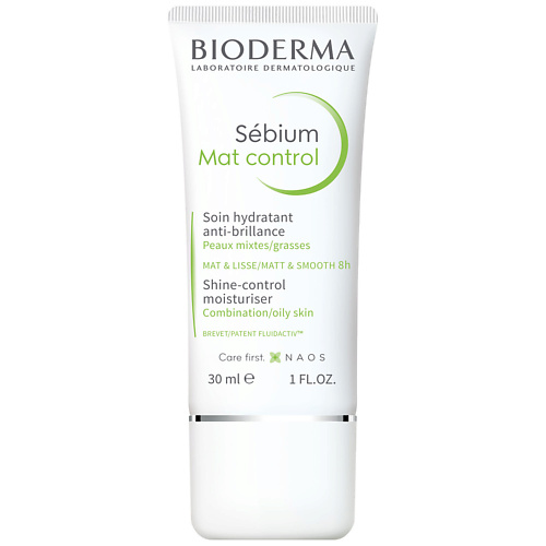 BIODERMA Крем матирующий, увлажняющий для жирной и комбинированной кожи лица Sebium Mat Control 30.0