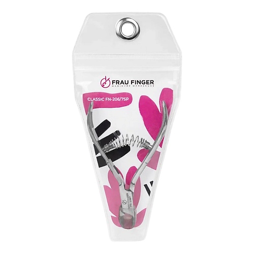 FRAU FINGER Кусачки маникюрные для кутикулы Classic FN-206/7SP, пружина, 7 мм