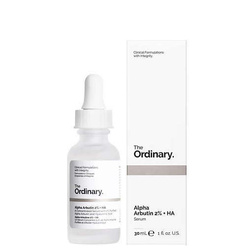 THE ORDINARY Осветляющая антипигментационная сыворотка Alpha Arbutin 2% + HA 30.0