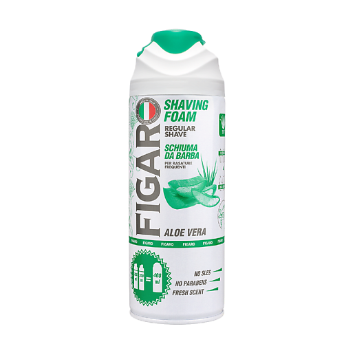 FIGARO Пена для бритья ALOE VERA 400.0