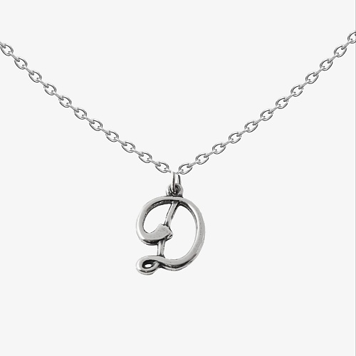 SHINE & BEAUTY Подвеска на цепочке - буква Д