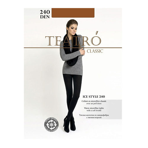 TEATRO Женские колготки Ice Style Color Sugaralmond 240 den