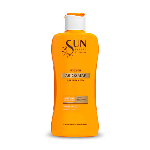 KRASSA SUN EXPERT Лосьон-Автозагар для лица и тела 180.0