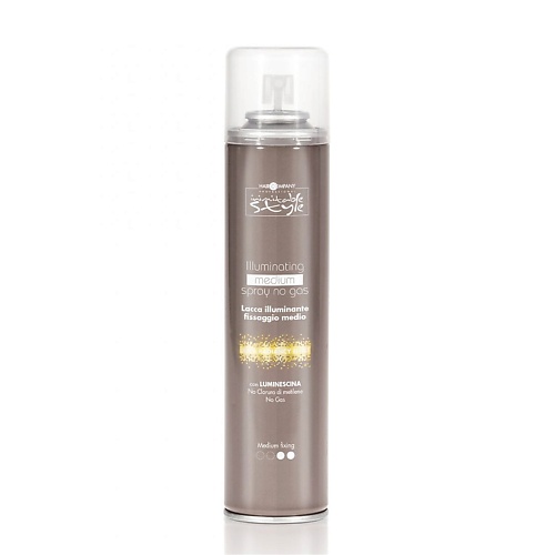 HAIR COMPANY Спрей без газа, придающий блеск СРЕДНЕЙ фиксации "Illuminating Medium Spray No Gas" 300.0