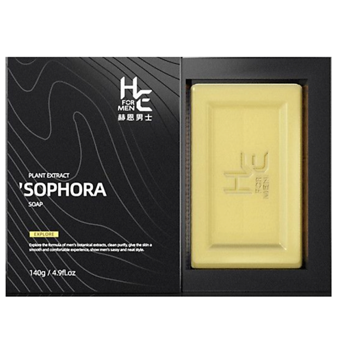 HE FOR MEN Мыло мужское SOPHORA plant extract древесный аромат