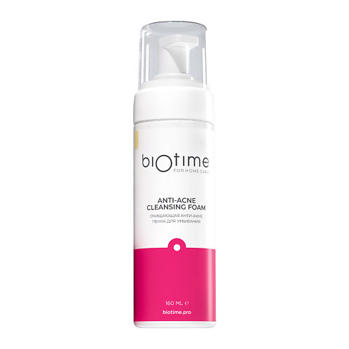 BIOTIME FOR HOME CARE Очищающая анти-акне пенка для умывания Anti-acne cleansing foam 160.0