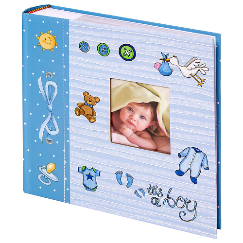 BRAUBERG Фотоальбом It's a boy на 200 фото 10х15 см