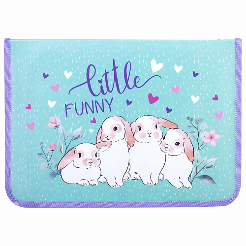 ЮНЛАНДИЯ Папка для труда на молнии Little bunny