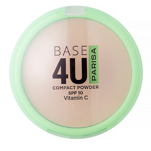 PARISA COSMETICS Пудра для лица прессованная Base4U PP-02