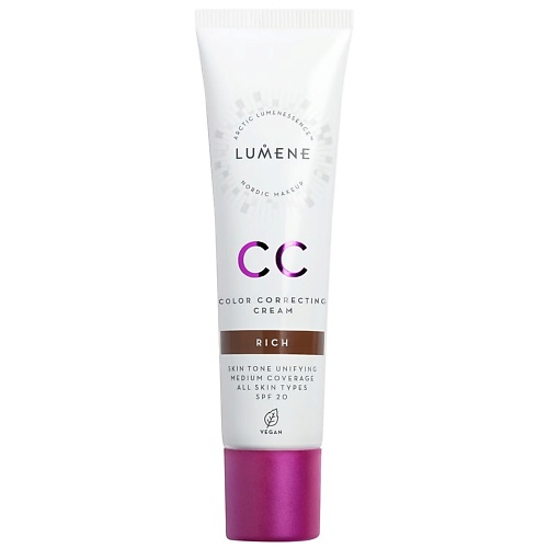 LUMENE Легкий тонирующий крем CC Color Correcting Cream SPF20