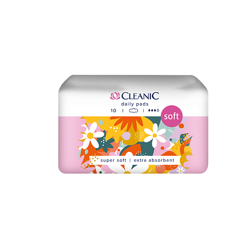 CLEANIC Soft Гигиенические прокладки день 10.0