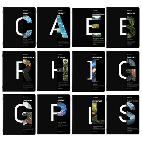 BRAUBERG Тетради предметные комплект INTELLIGENCE