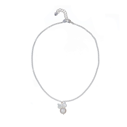 LANZEROTTI Колье Lanzerotti, Splendore, с бантом, жемчугом и кристаллом