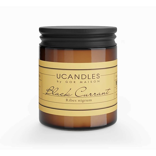 UCANDLES Свеча Black Currant Botanique VASO 200.0