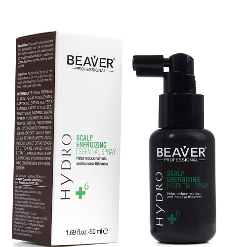 BEAVER Спрей против выпадения волос на основе эфирных масел тонизирующий 50.0