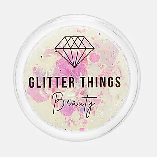 GLITTER THINGS Глиттер Гель Блёстки для глаз, лица и тела "Розовые Мечты"